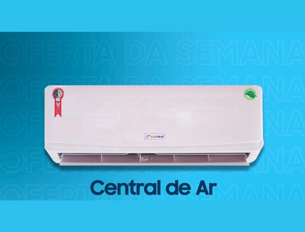 Central de ar 12.000 Btus - Centrais de Ar e Televisores Smart - Unifrio